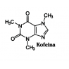 Naklejka - Wzór chemiczny kofeiny